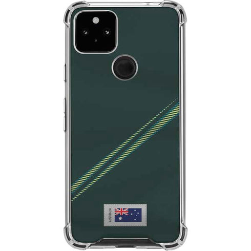 Australia Soccer Flag Google Pixel 4a 5G Clear Case